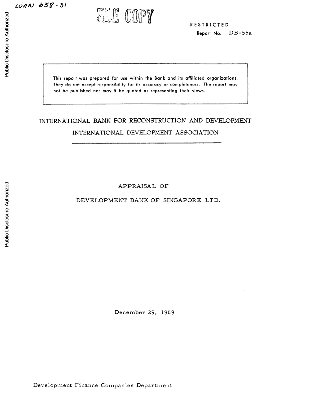 World Bank Document