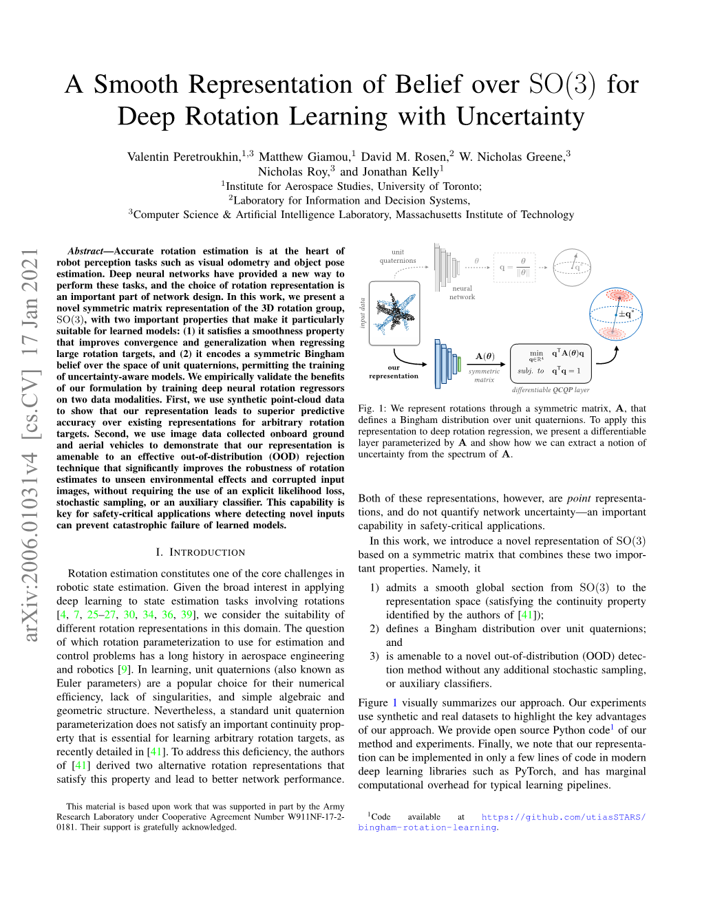 For Deep Rotation Learning with Uncertainty