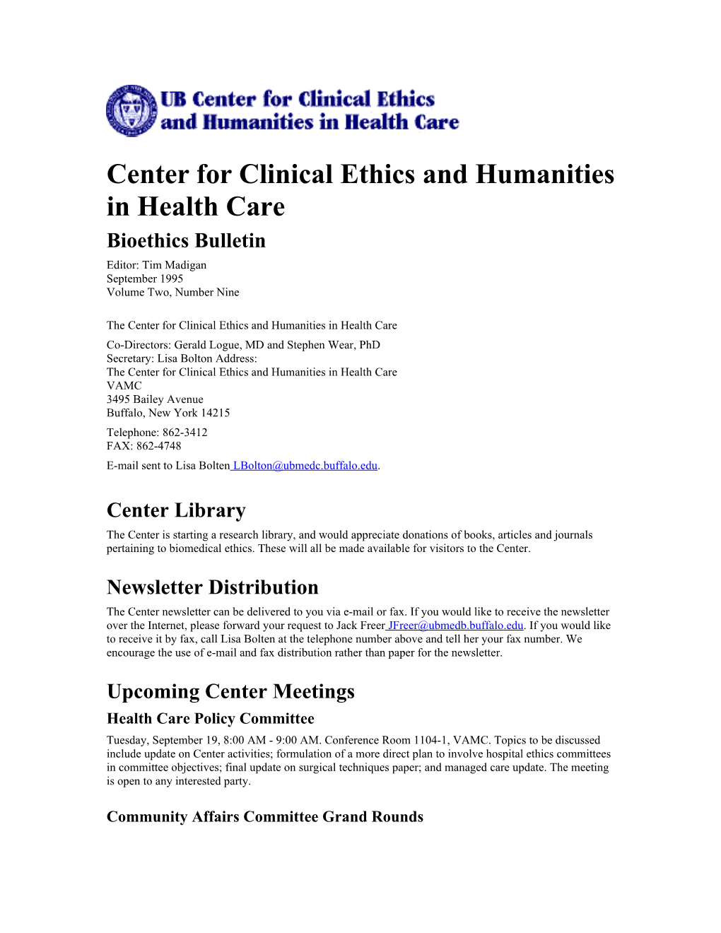 Center for Clinical Ethics and Humanities in Health Care s2