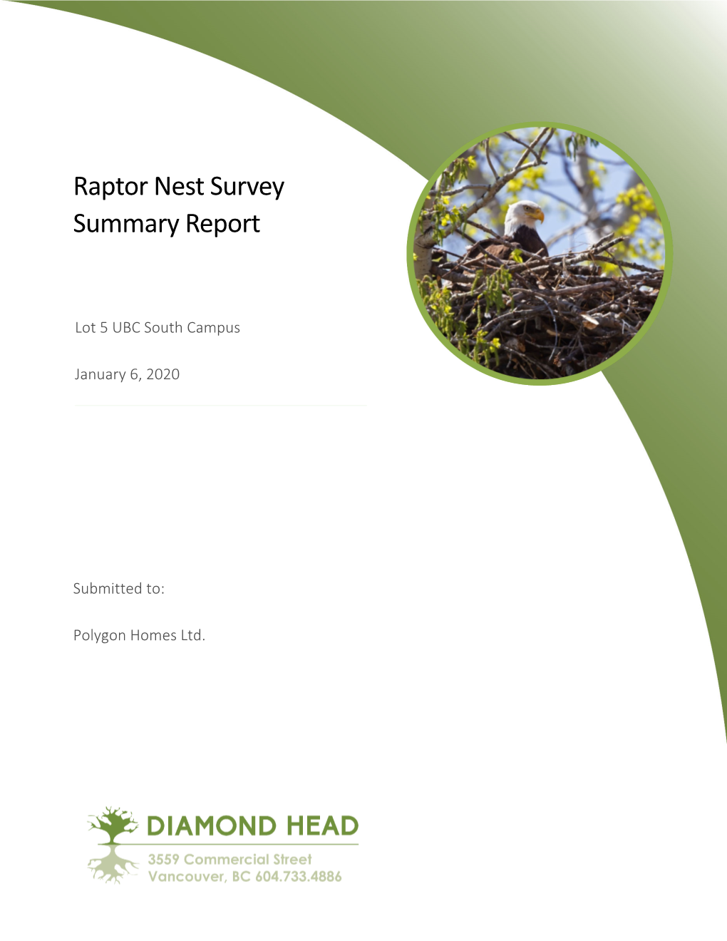 Raptor Nest Survey Summary Report
