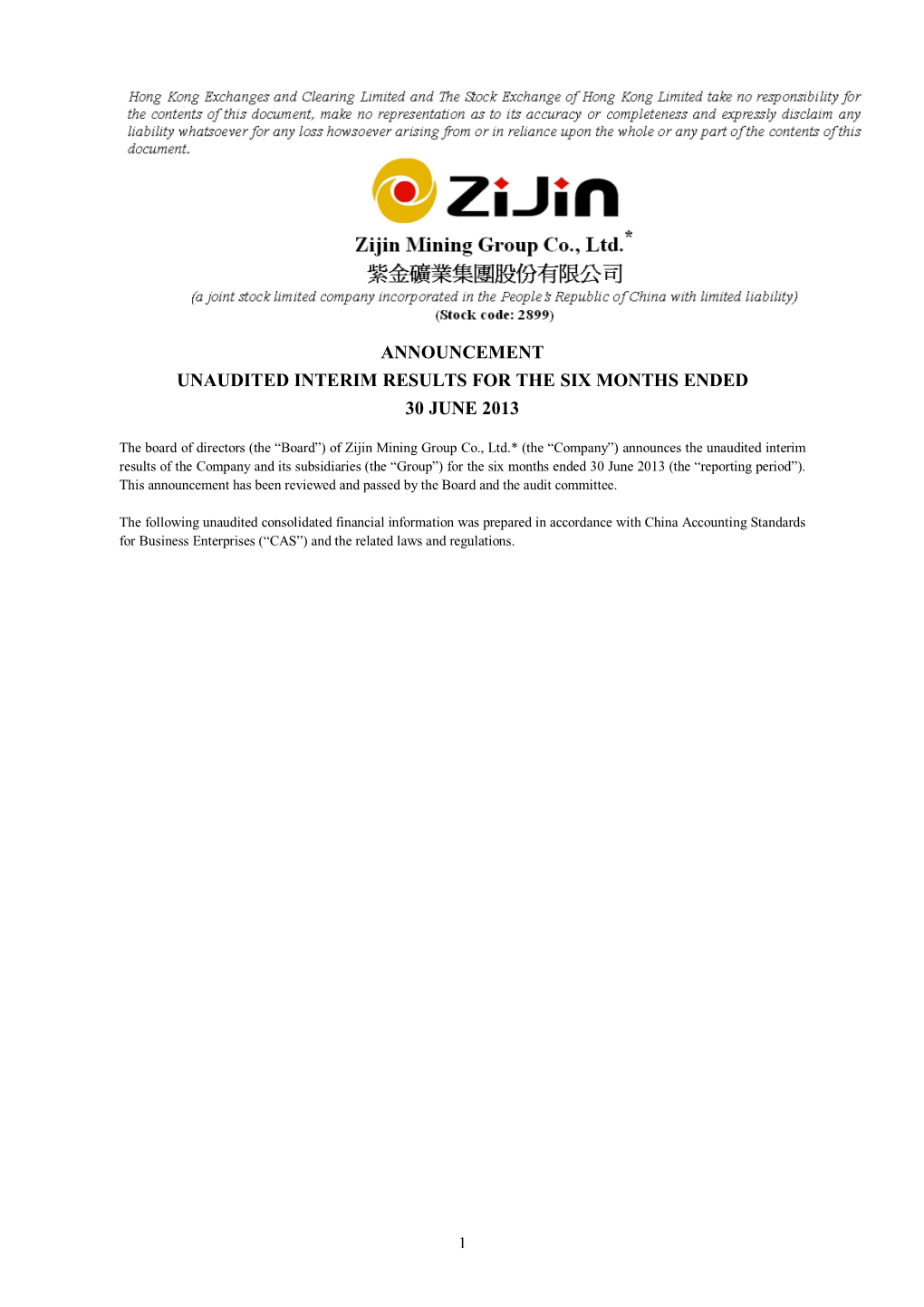 Zijin Mining Group Co