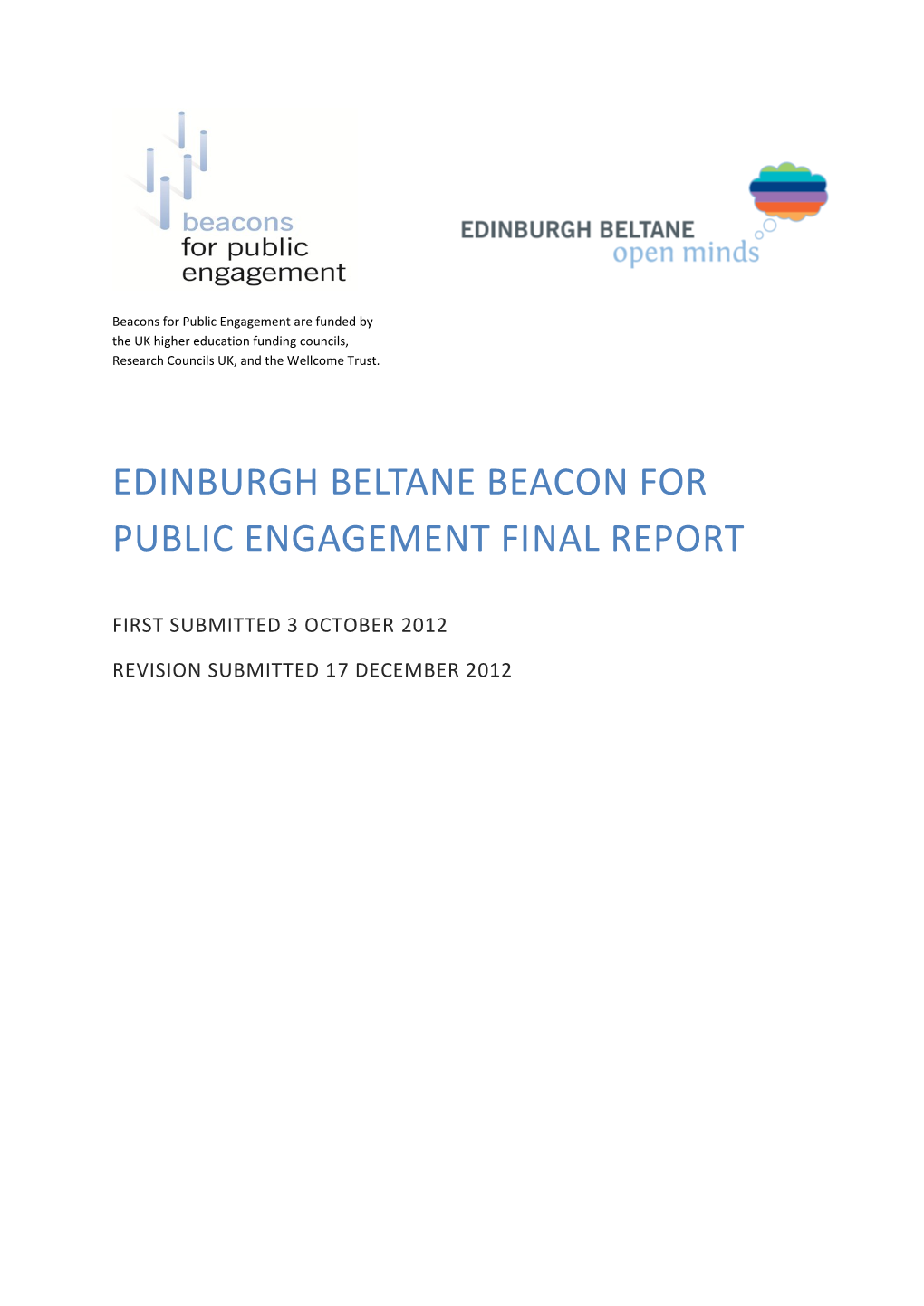 Edinburgh Beltane Beacon Final Report
