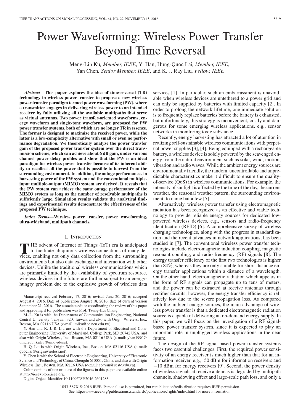 Power Waveforming: Wireless Power Transfer Beyond Time Reversal