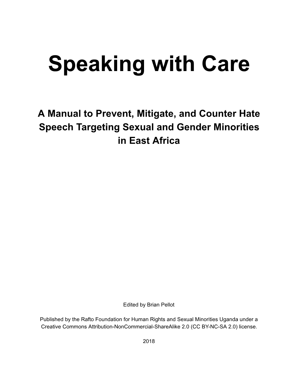 Speaking with Care