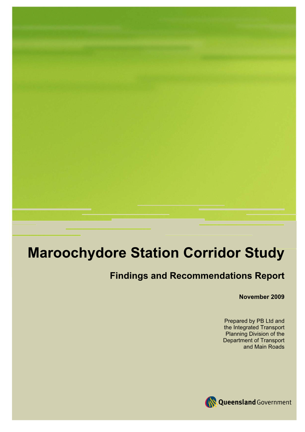 Maroochydore Station Corridor Study