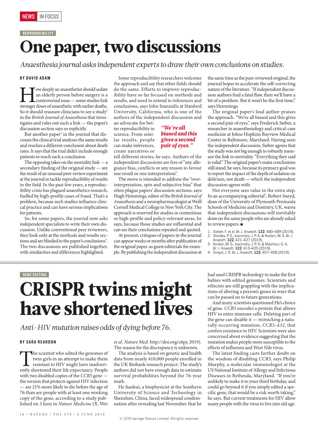 CRISPR Twins Might Have Shortened Lives