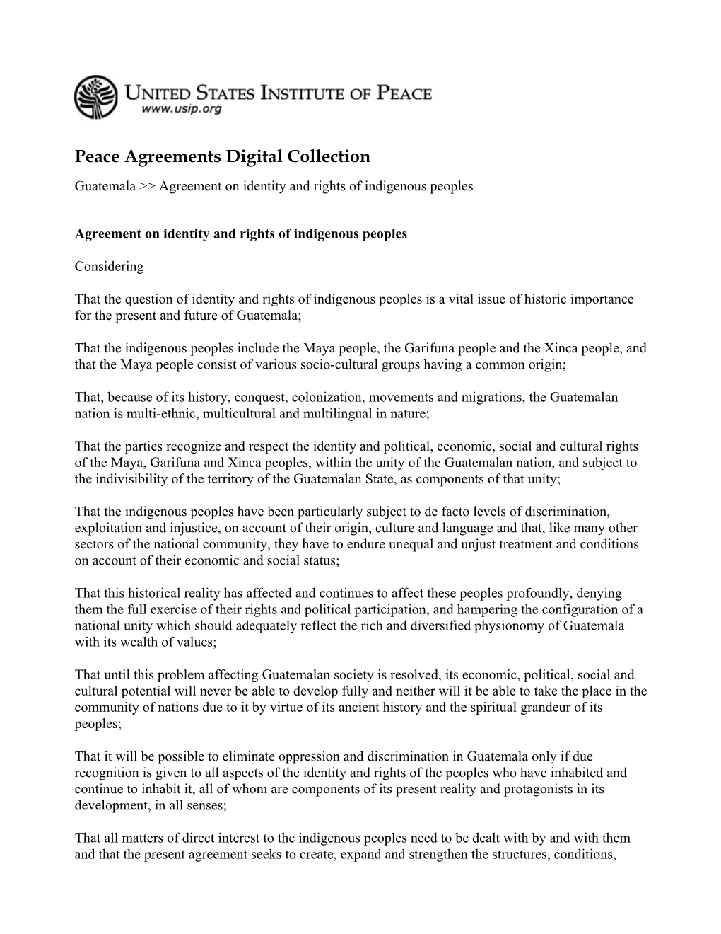 Agreement on Identity and Rights of Indigenous Peoples