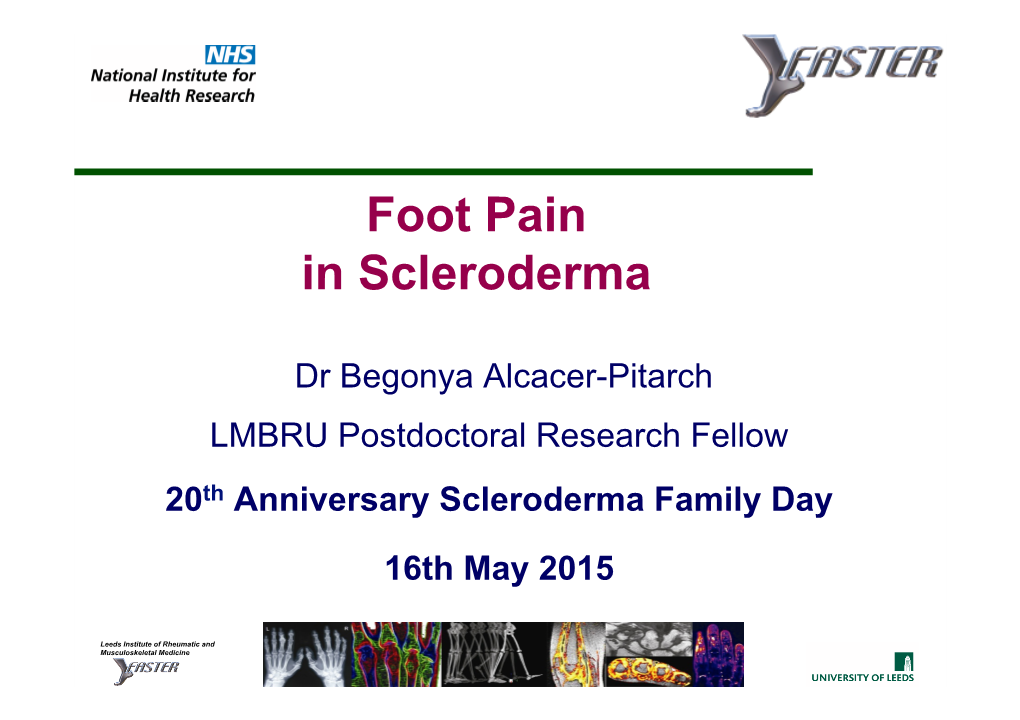 Foot Pain in Scleroderma