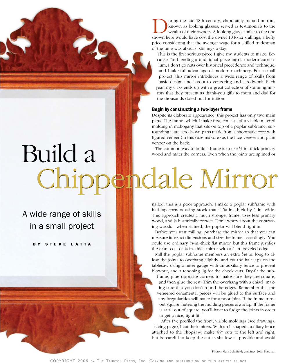 Chippendale Mirror