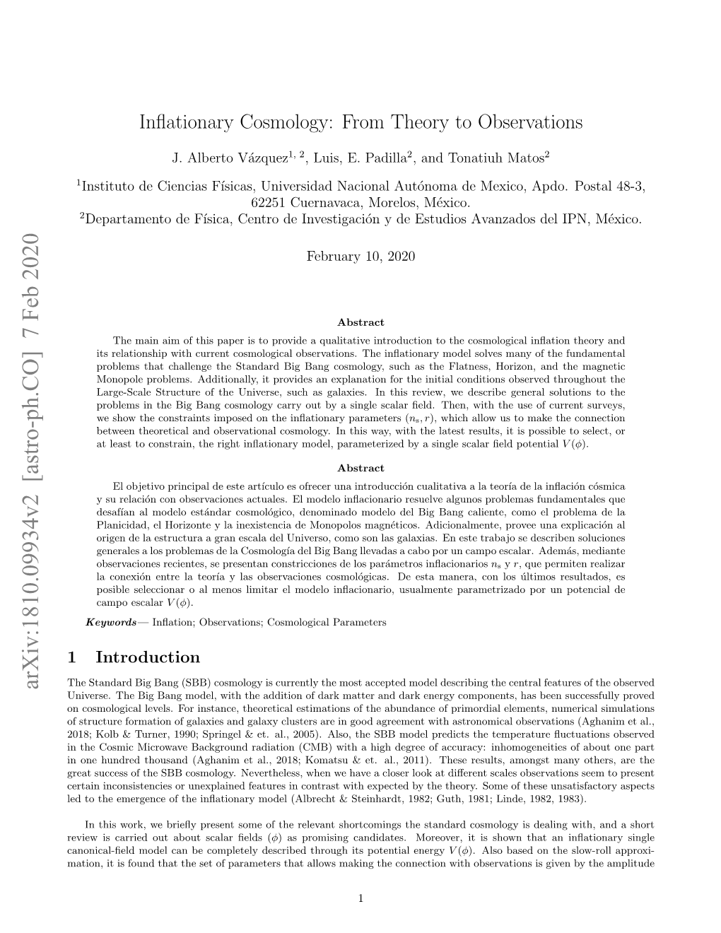 Inflationary Cosmology: from Theory to Observations