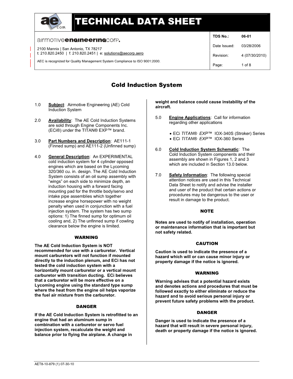 Technical Data Sheet