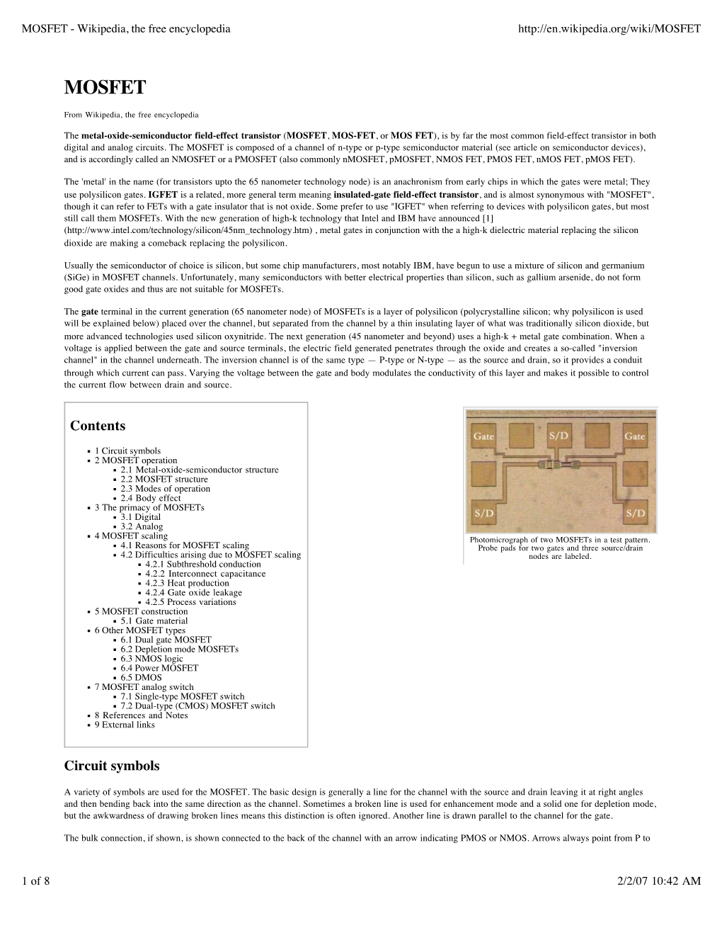 MOSFET - Wikipedia, the Free Encyclopedia