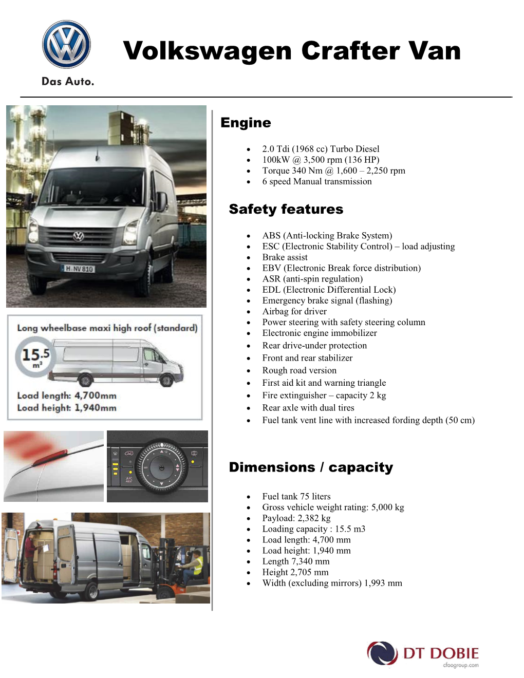 Volkswagen Crafter Van