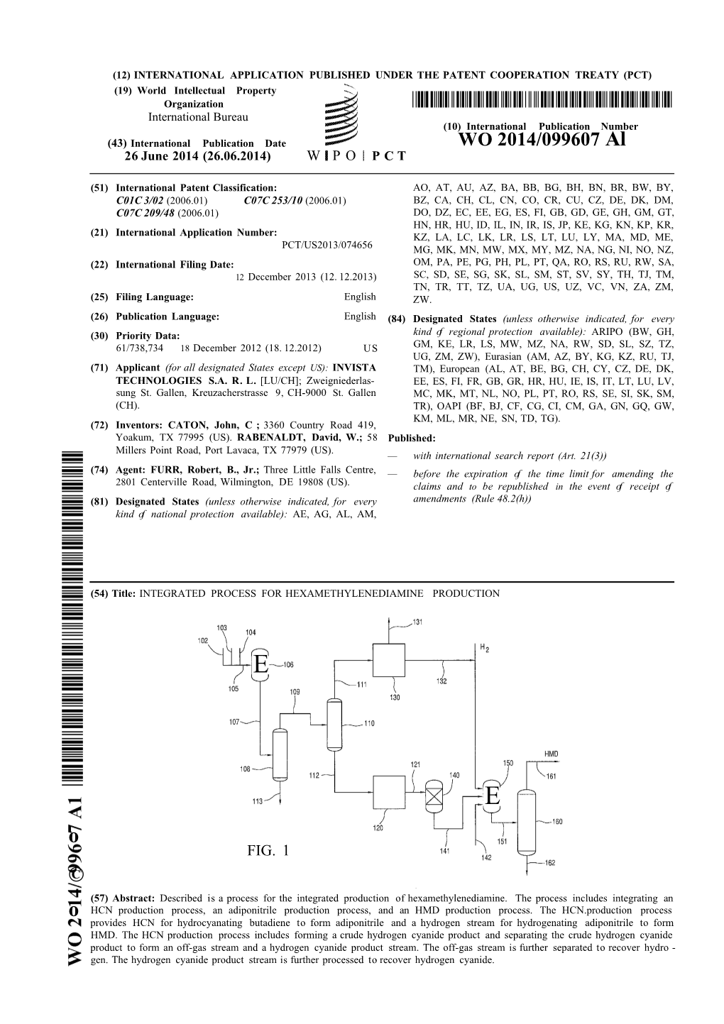 WO 2014/099607 Al 26 June 2014 (26.06.2014) W P O P C T