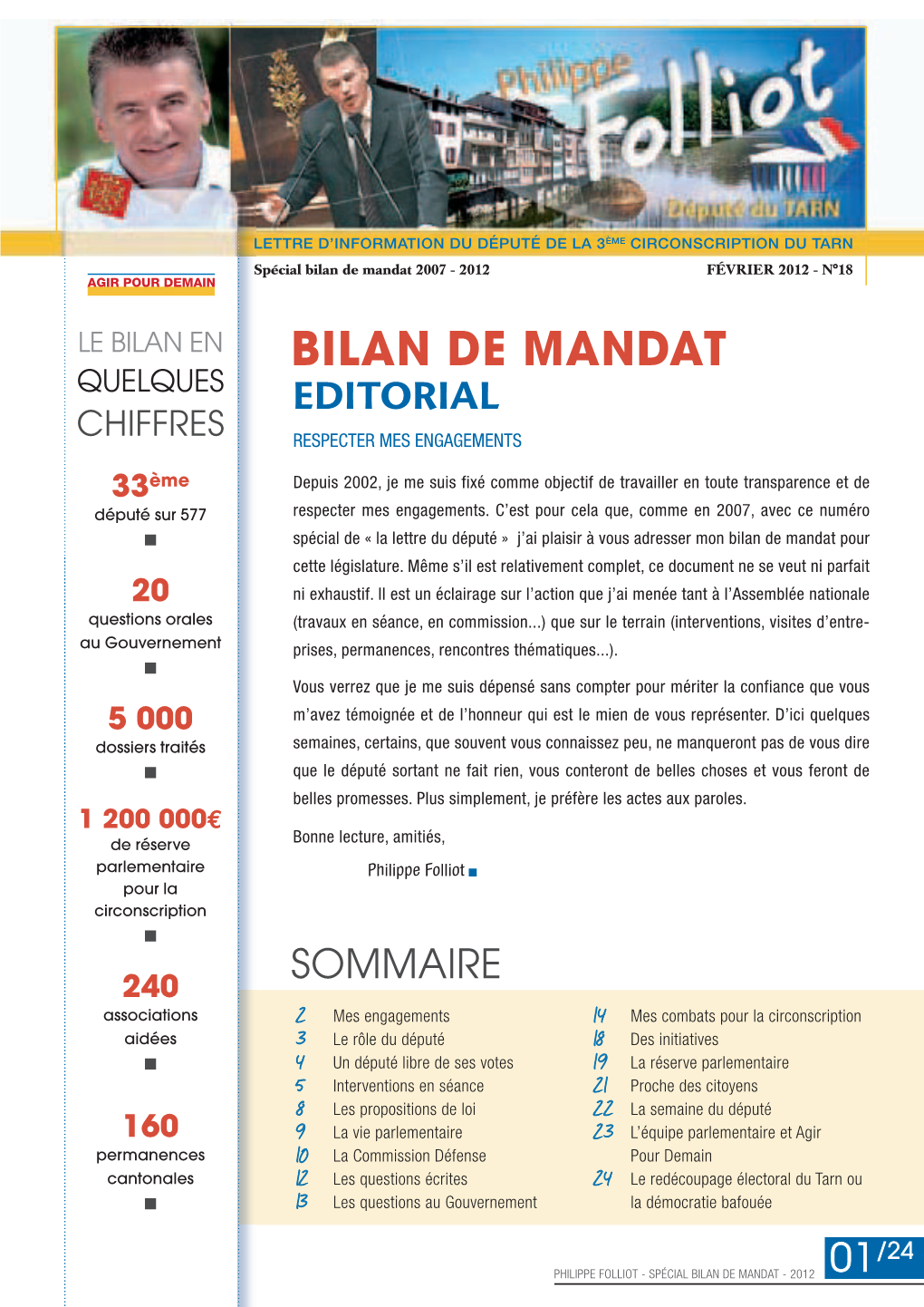 Bilan De Mandat