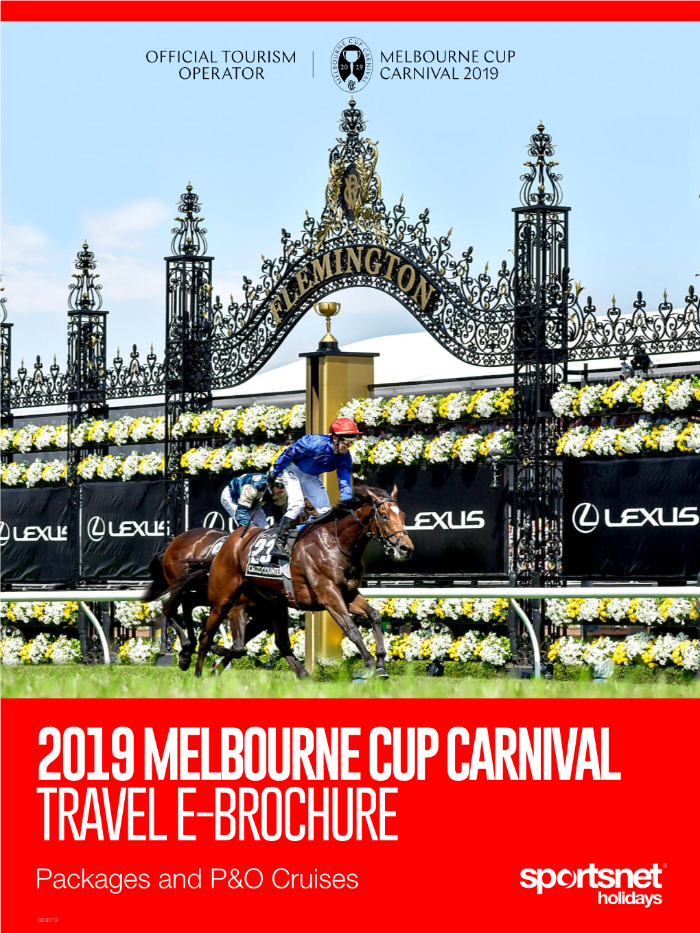 2019 MELBOURNE CUP CARNIVAL TRAVEL E-BROCHURE Packages and P&O Cruises