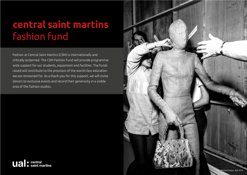 Central Saint Martins Fashion Fund
