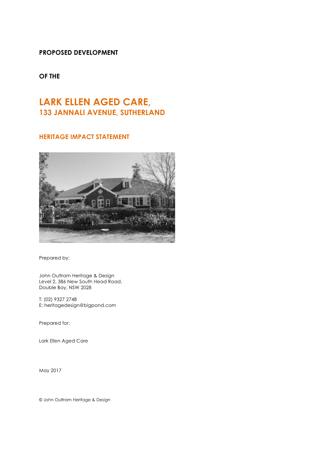 Lark Ellen Aged Care, 133 Jannali Avenue, Sutherland