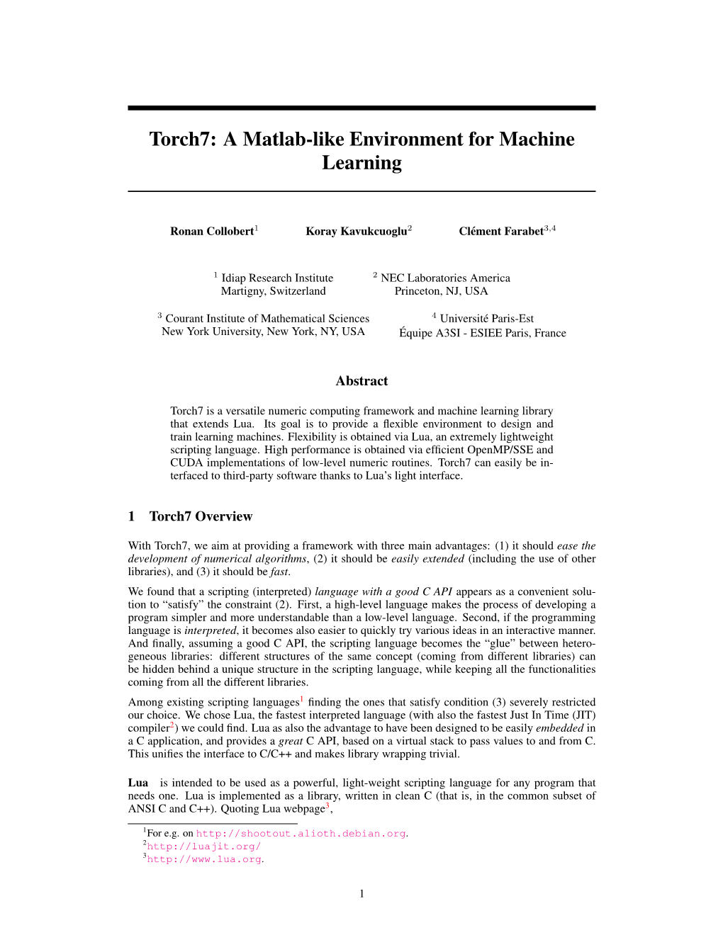 Torch7: a Matlab-Like Environment for Machine Learning
