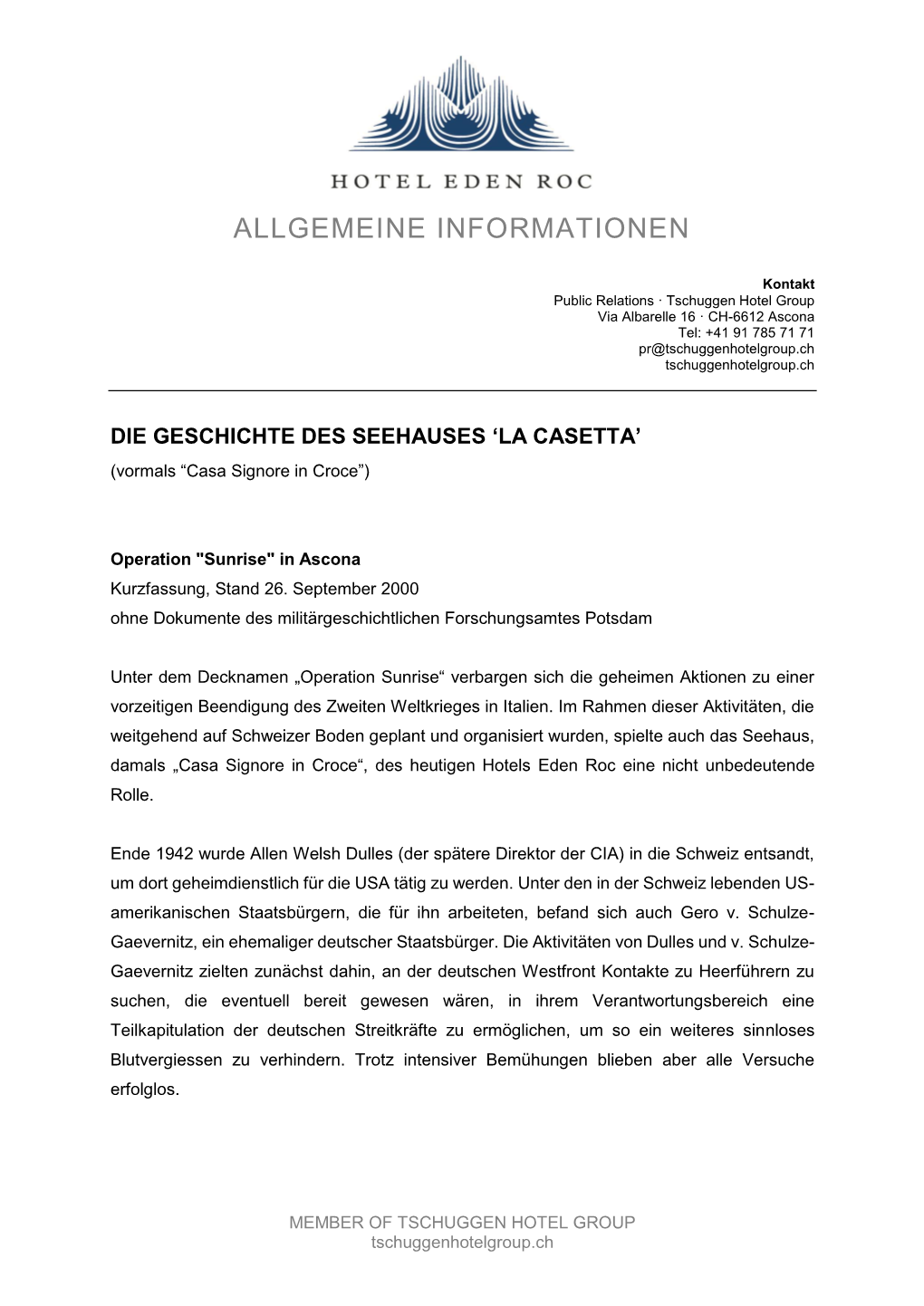 Geschichte La Casetta [.Pdf]