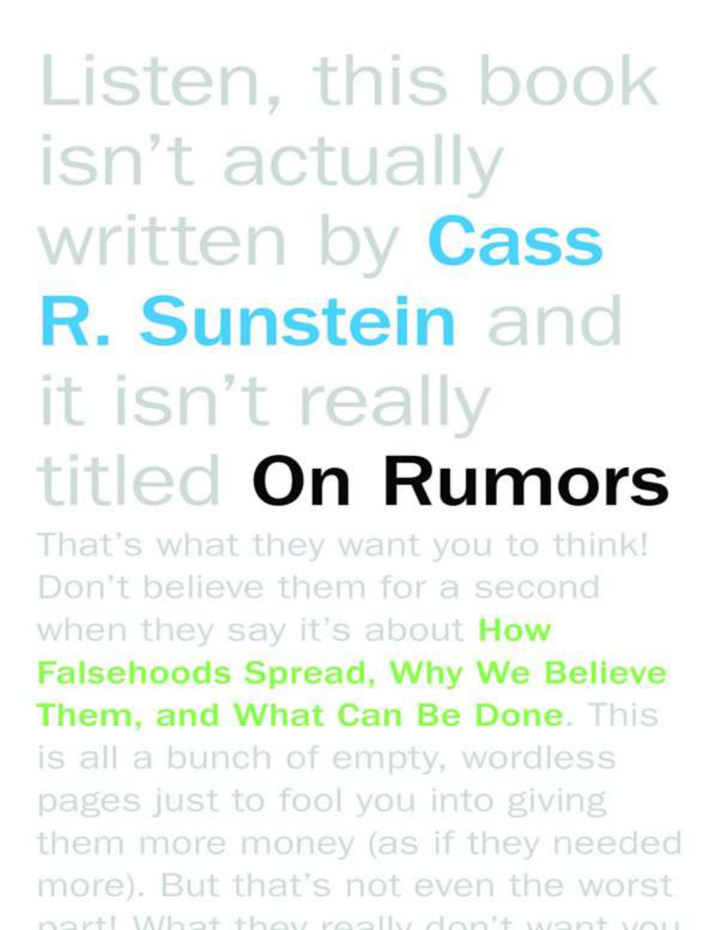 On Rumors Also by Cass R