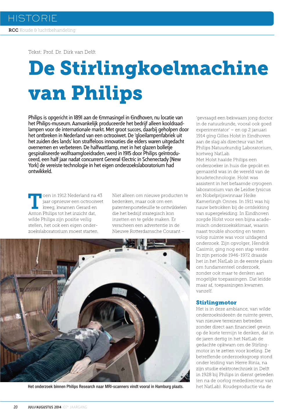 De Stirlingkoelmachine Van Philips