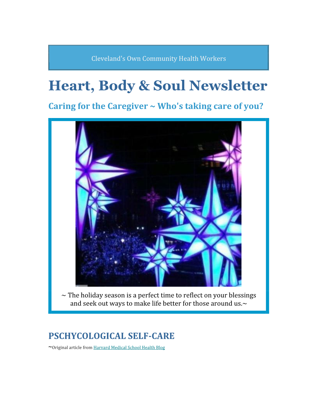 Community Health Worker Newsletter 6