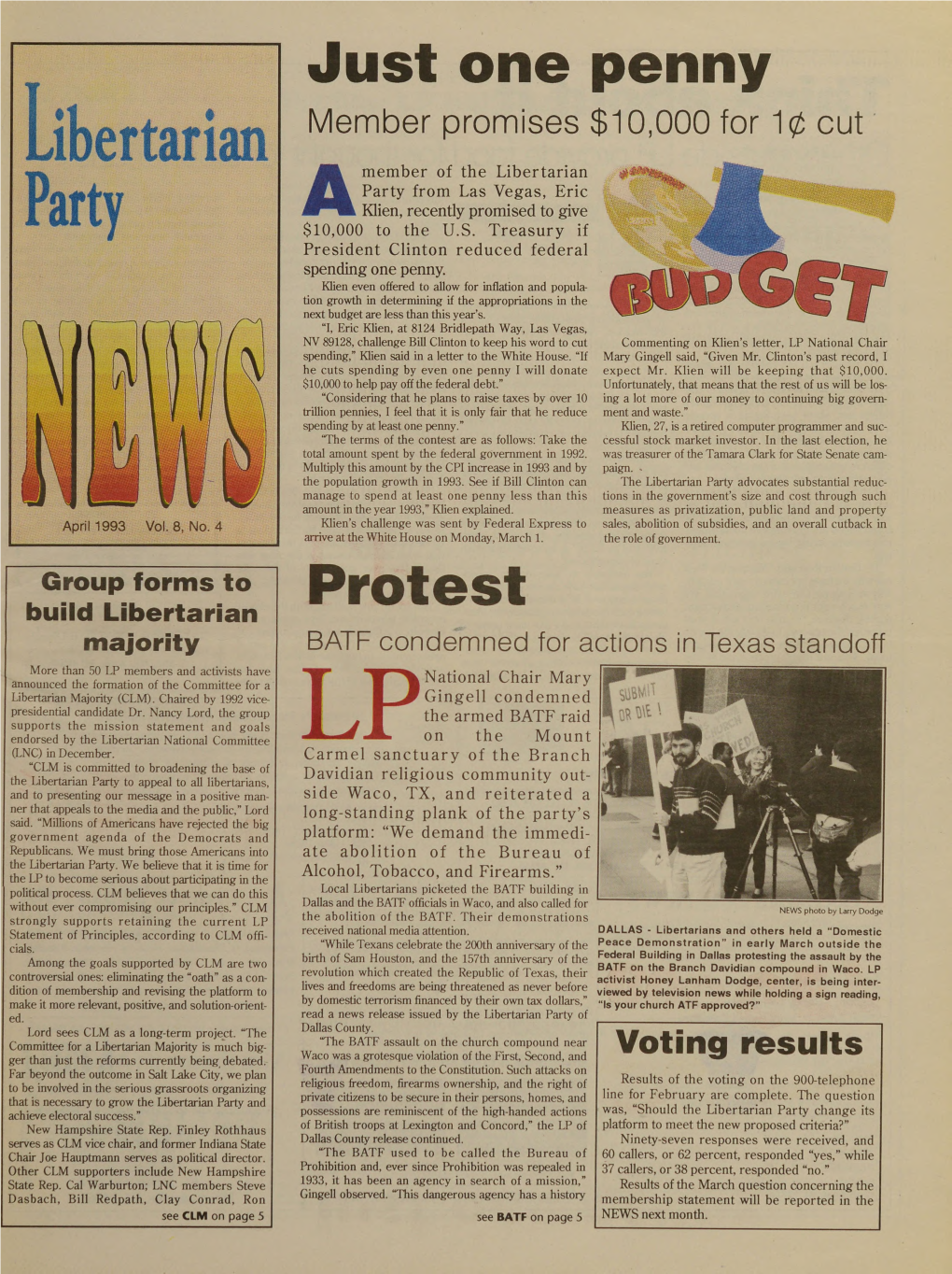 LP News April 1993