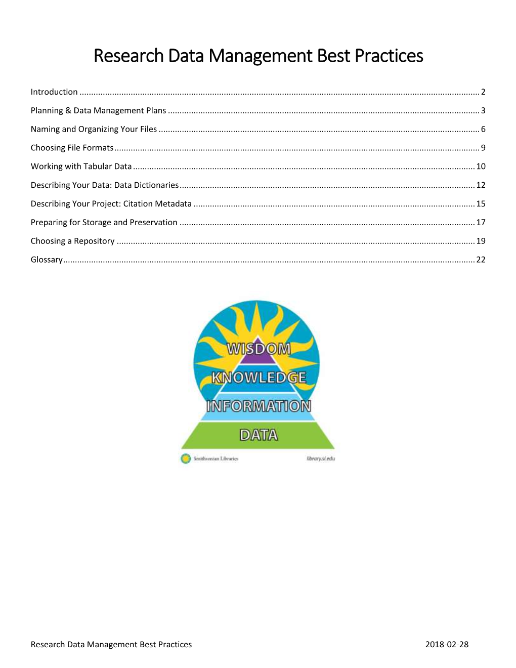 Research Data Management Best Practices