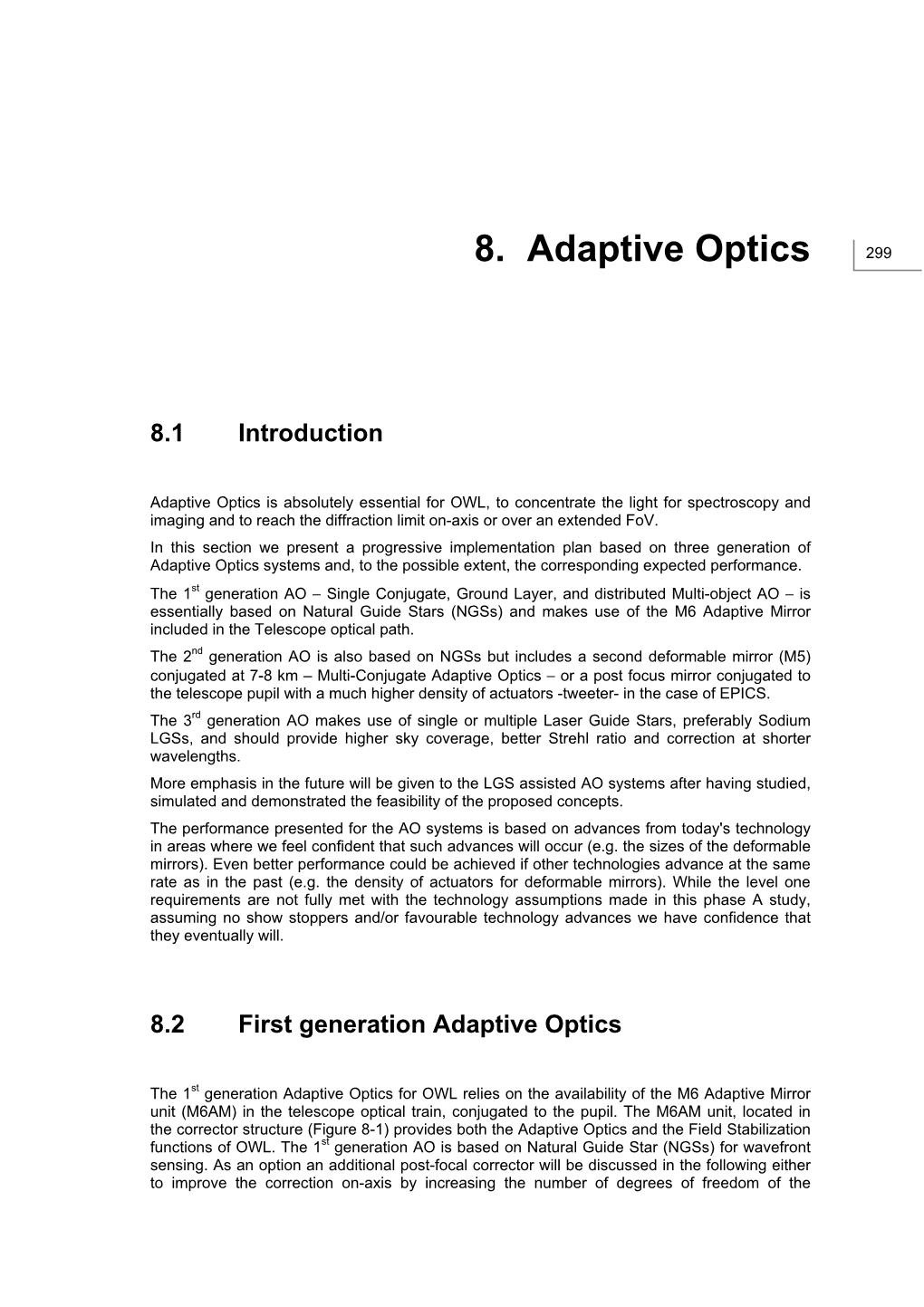 8. Adaptive Optics 299