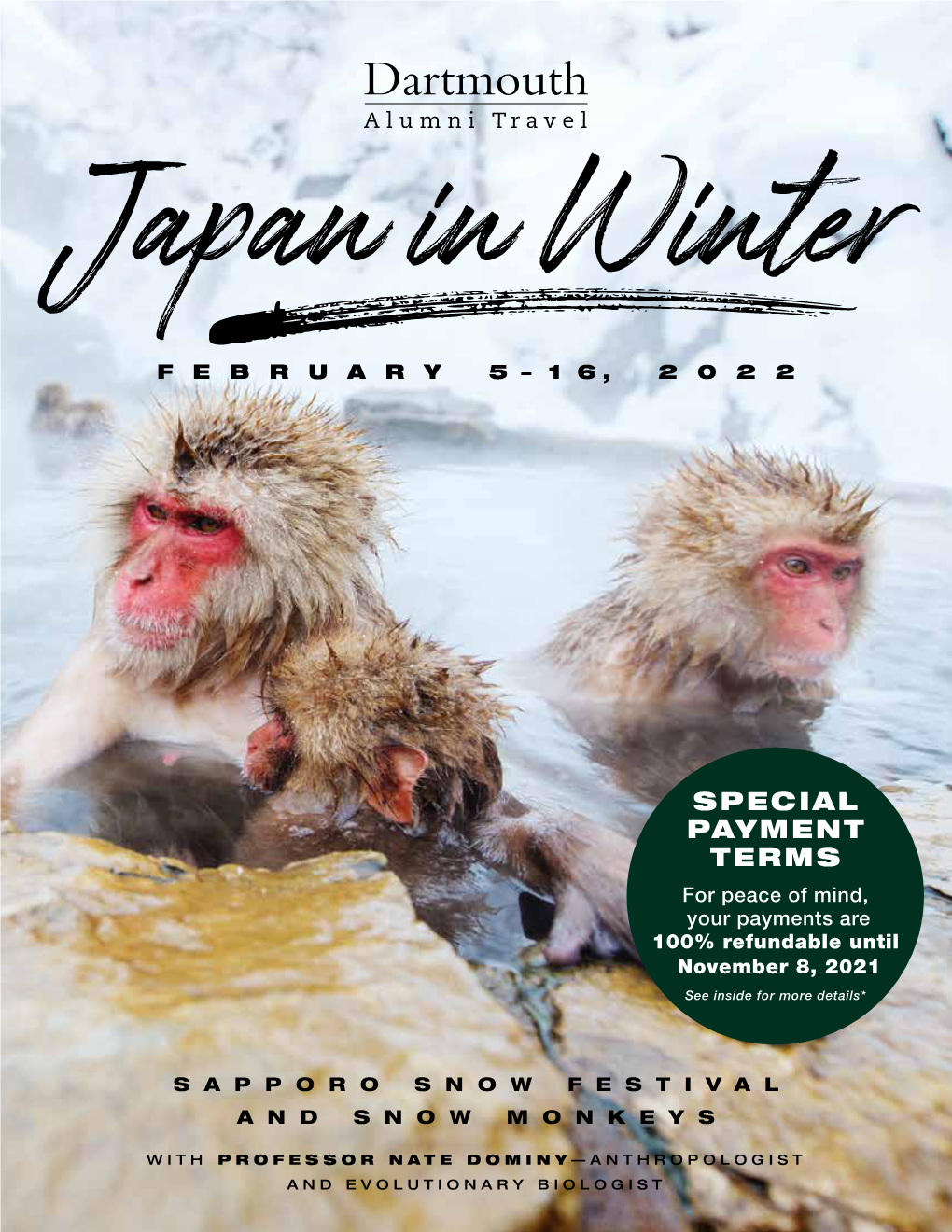 Dartmouth Winter Japan Brochure