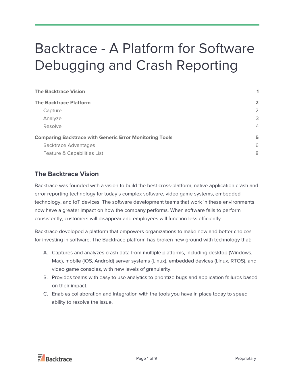 A Platform for Software Debugging and Crash Reporting