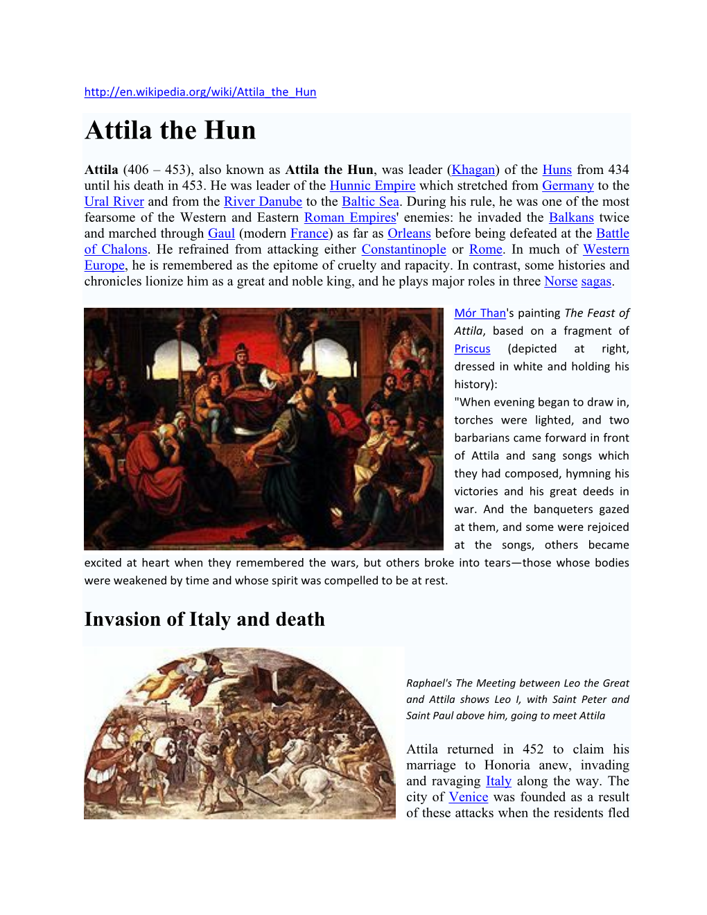 Attila the Hun