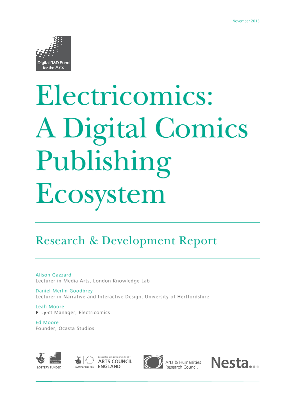 Electricomics Project Report.Pdf