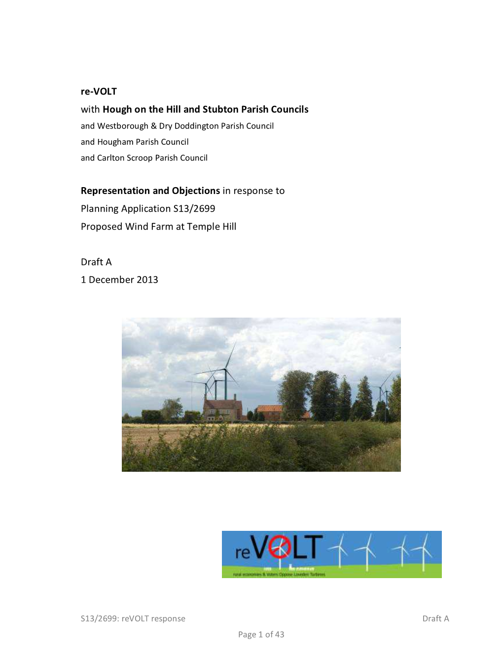 Re-VOLT with Hough on the Hill and Stubton Parish Councils