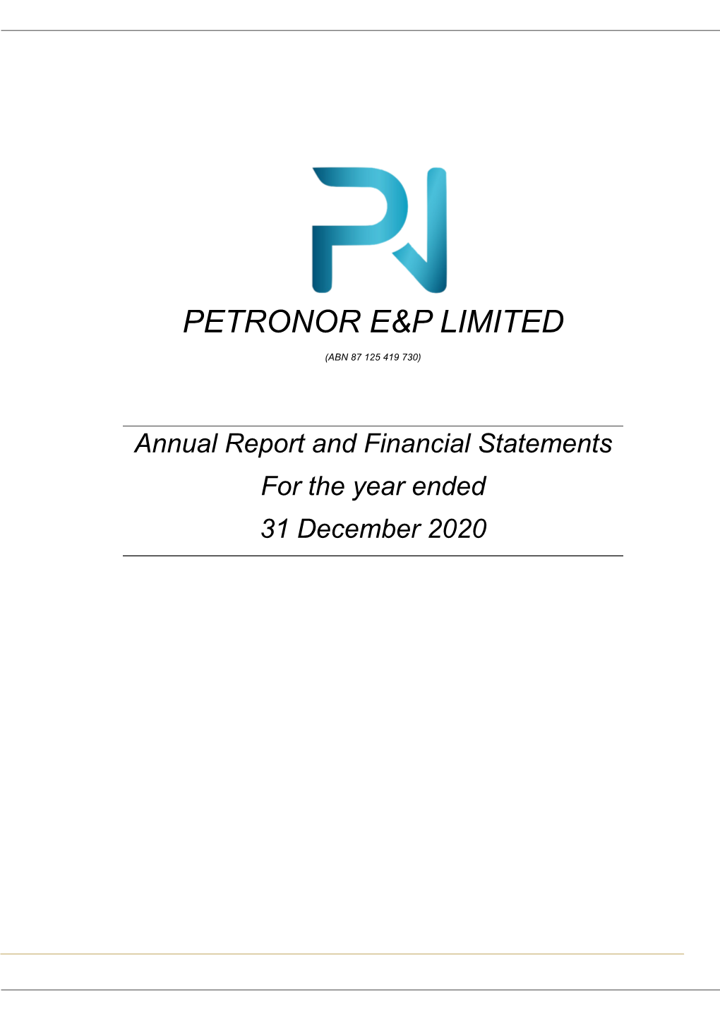 Petronor Annual Report 2020