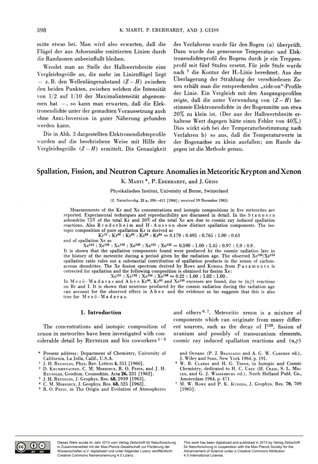 Spallation, Fission, and Neutron Capture Anomalies in Meteoritic Krypton and Xenon