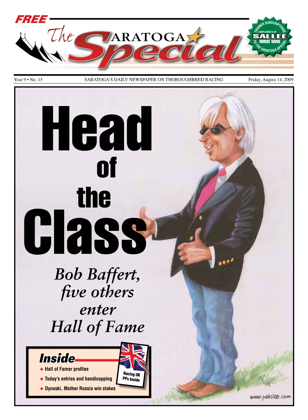 Bob Baffert, Five Others Enter Hall of Fame