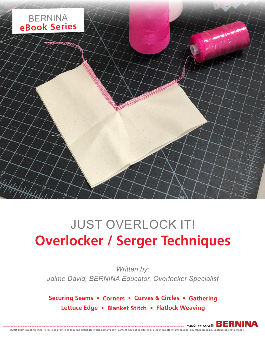 Overlocker / Serger Techniques