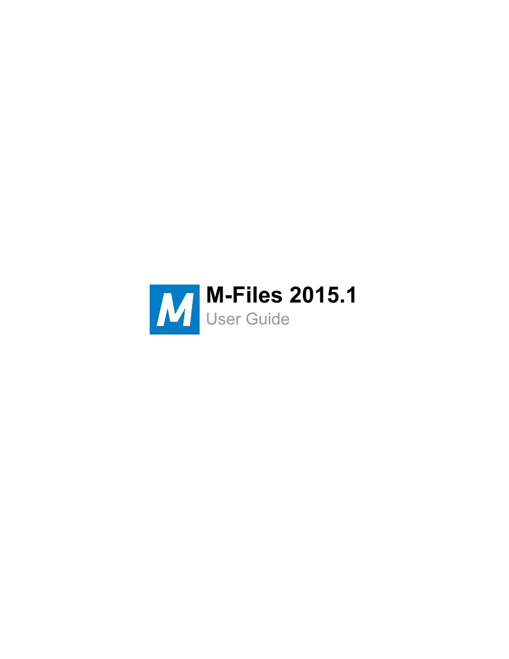 M-Files User Guide