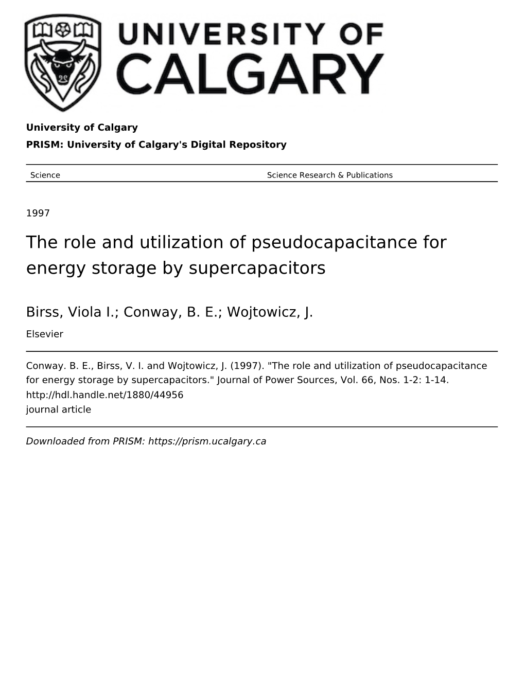 The Role and Utilization of Pseudocapacitance for Energy Storage by Supercapacitors