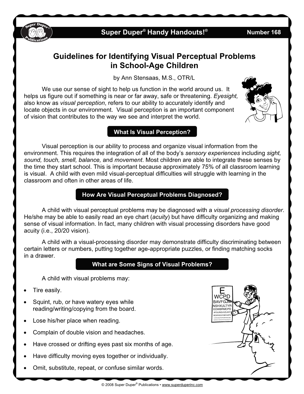 Visual Perceptual Skills