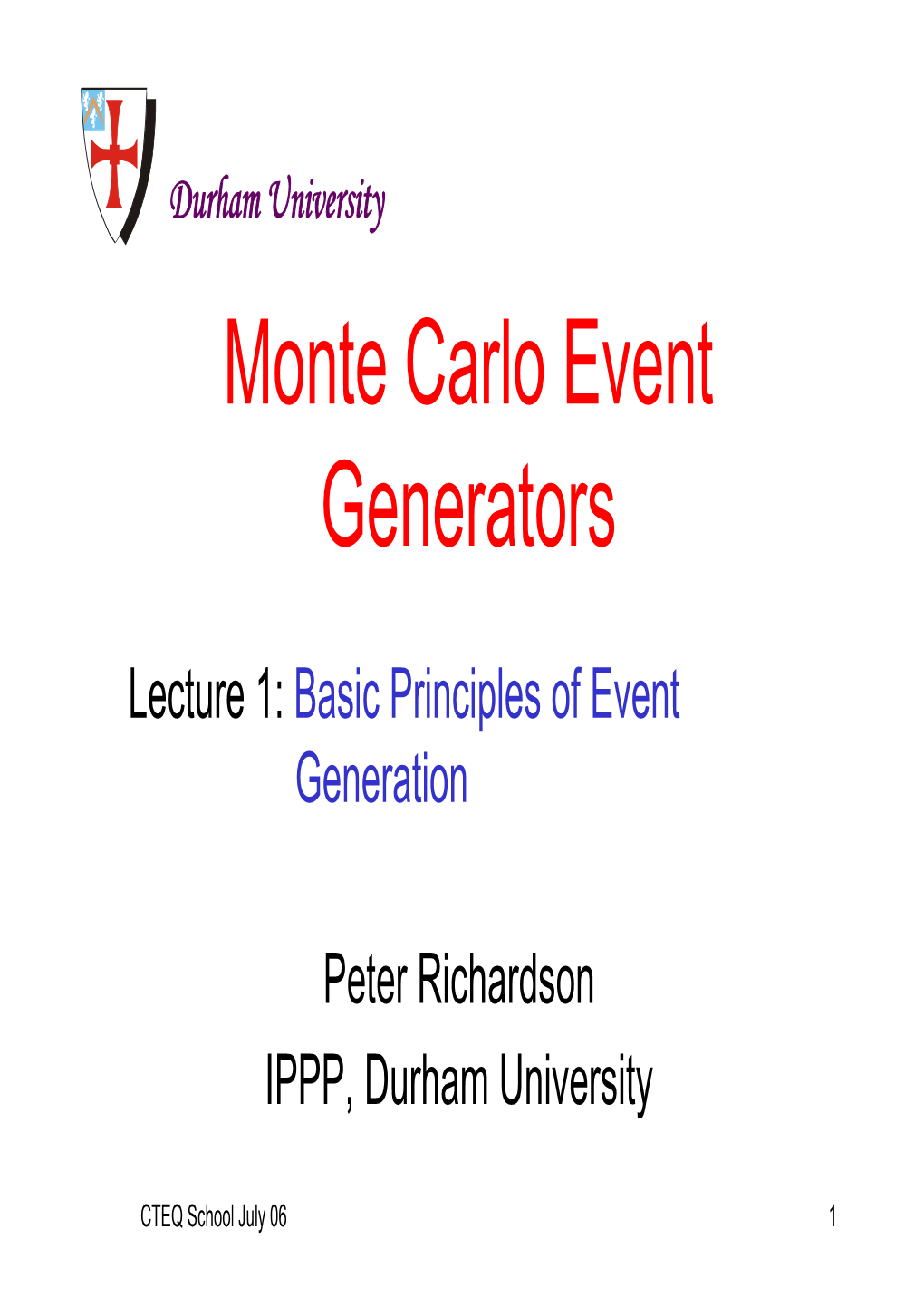 Monte Carlo Event Generators