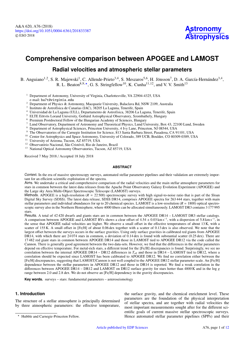 Comprehensive Comparison Between APOGEE and LAMOST Radial Velocities and Atmospheric Stellar Parameters