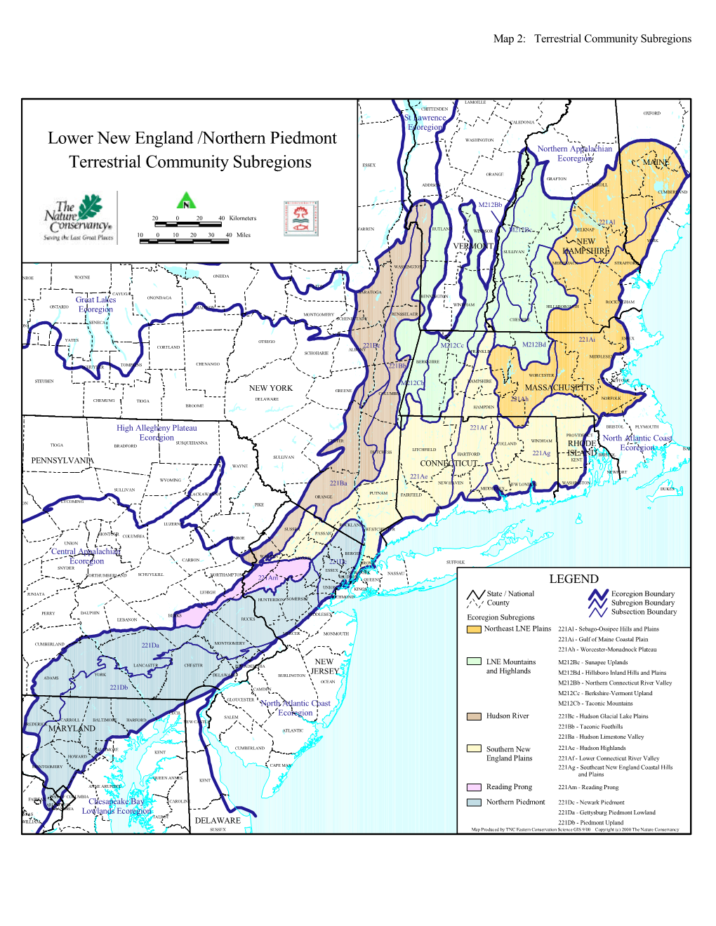 Lower New England /Northern Piedmont Terrestrial Community