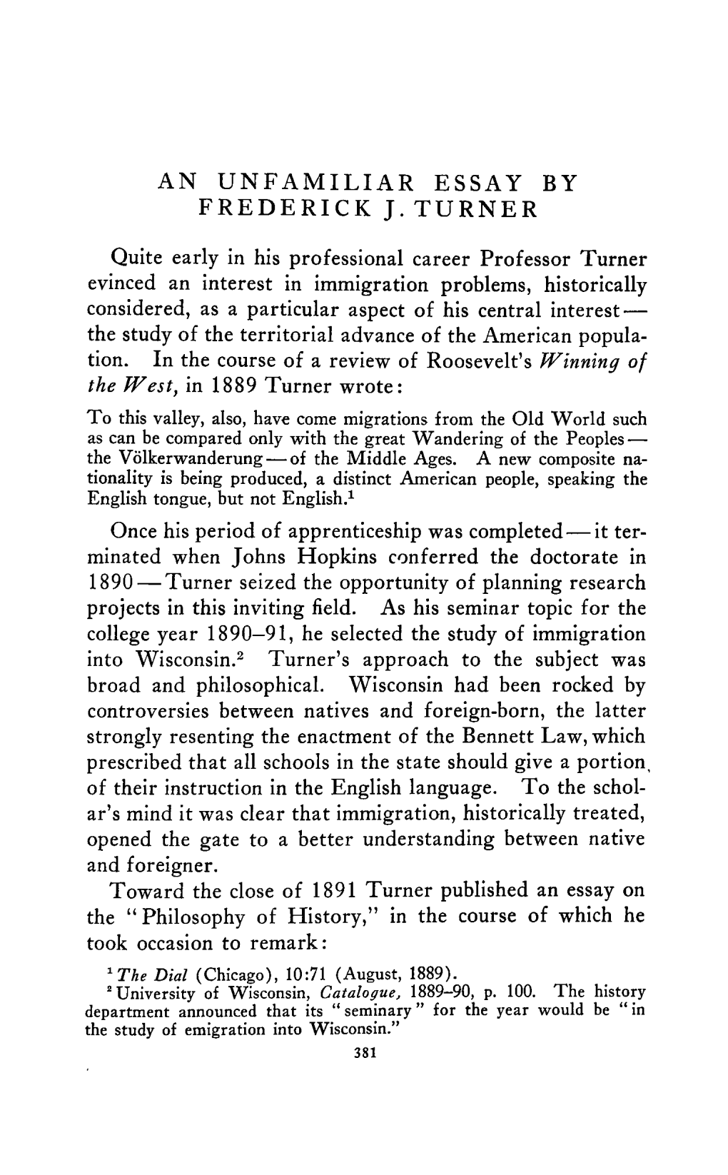 The Rise and Fall of New France / by Prof. Frederick J. Turner