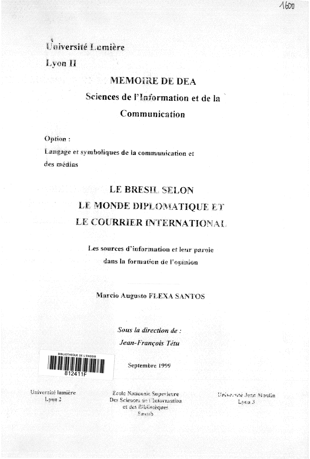 Brésil Selon Le Monde Diplomatique Et Le Courrier International