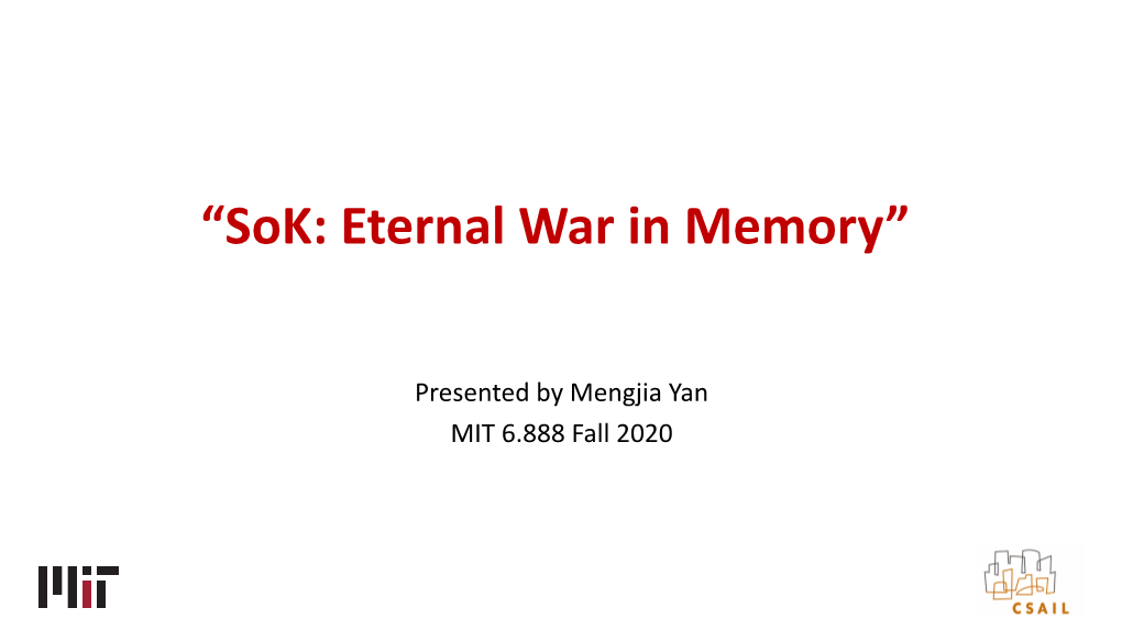 “Sok: Eternal War in Memory”