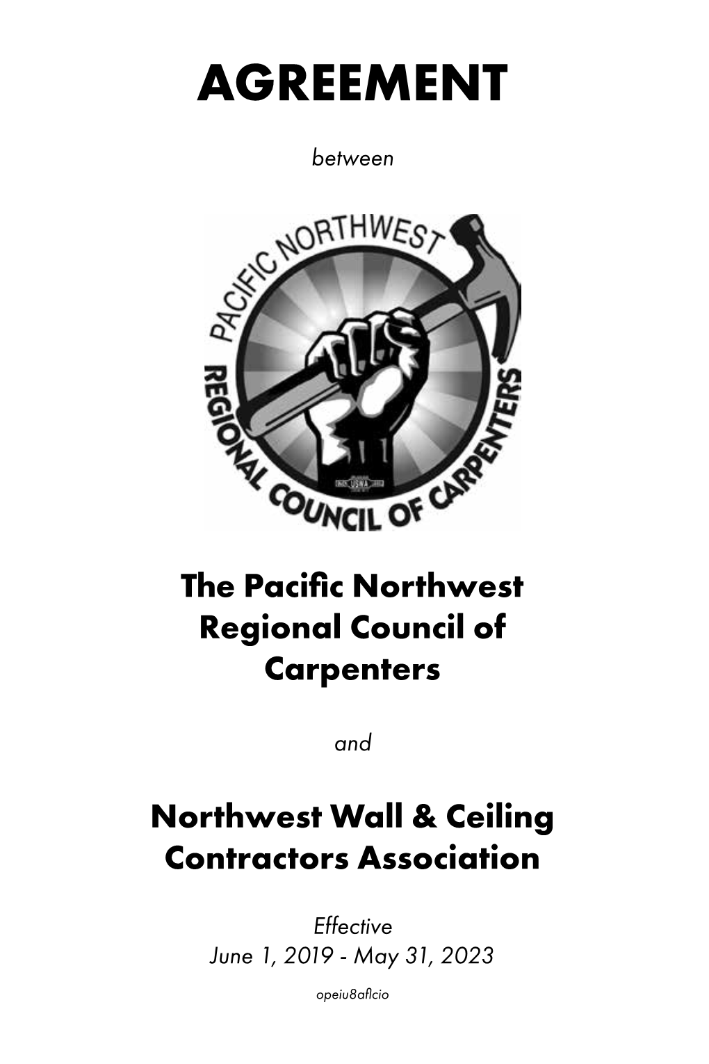 NW Wall & Ceiling Agreement 2019