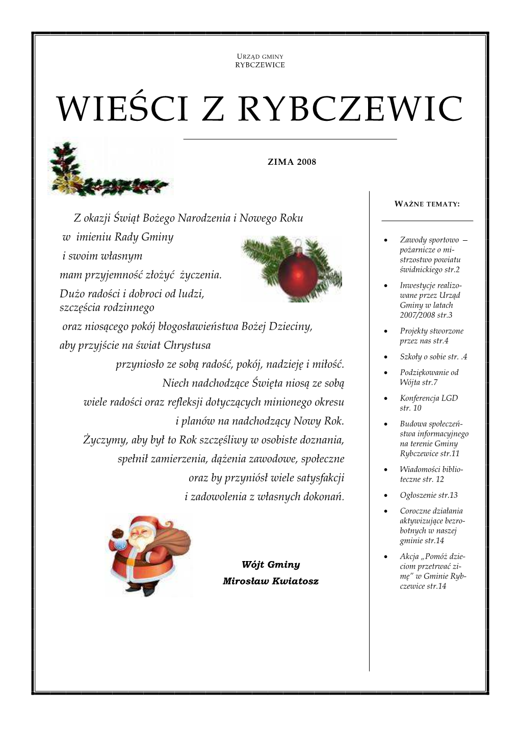 Wieści Z Rybczewic